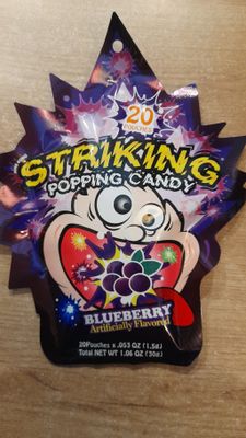 Striking Popping Candy Shocking Blueberry 30g