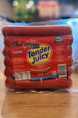 Purefoods Tender Juicy Hotdog Extra Jumbo (1134g)