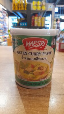 Maesri Green Curry Paste Tub (400g)