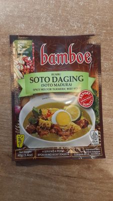 Bamboe Soto  Daging (Soto Madura) (40g)