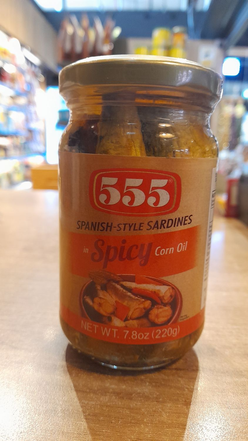 555 Spanish Style Sardines Spicy
