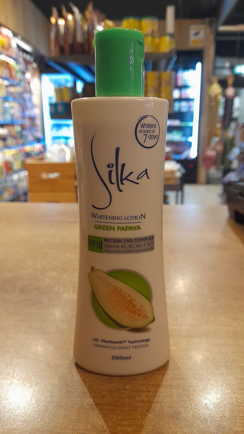 Silka Papaya Lotion (Green) 200ml