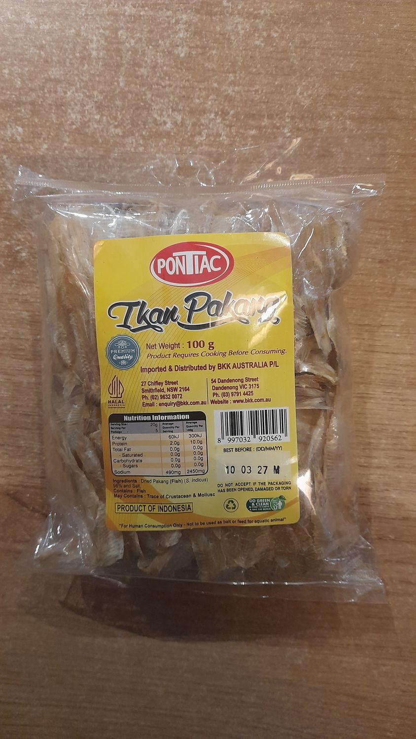 Pontiac Ikan Pakang (100g)