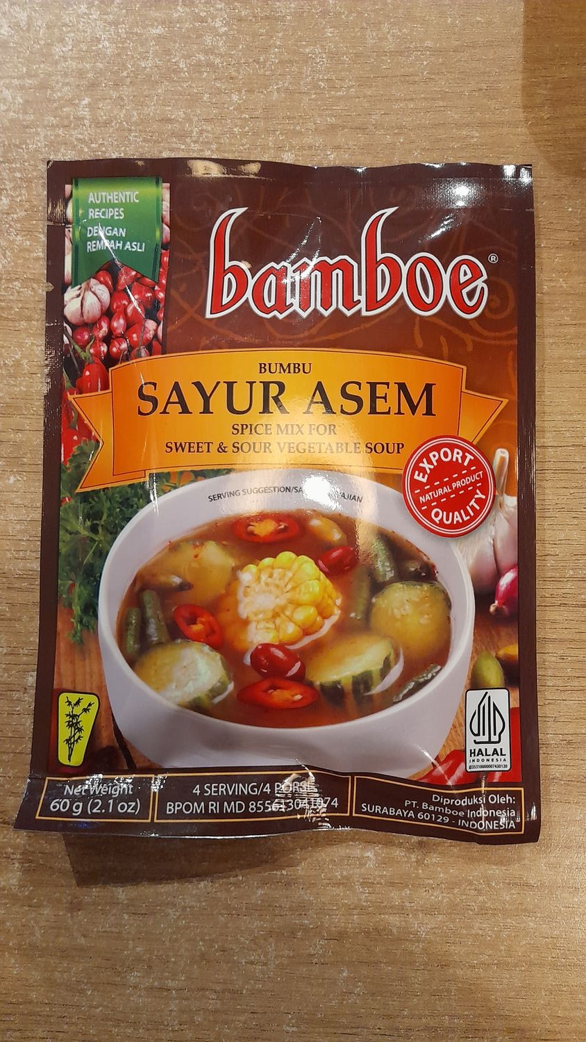 Bamboe Sayir Asem (60g)