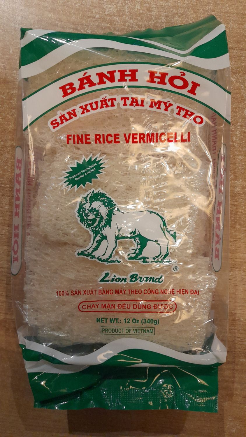 Lion Brand Banh Hoi Fine Rice Vermicelli (340g)