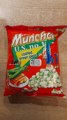 Muncher Coated Green Peas Beef Spicy (200g)