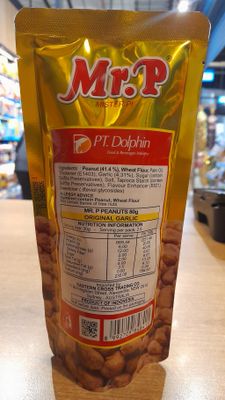 Mr. P Original Garlic Peanuts (80g)