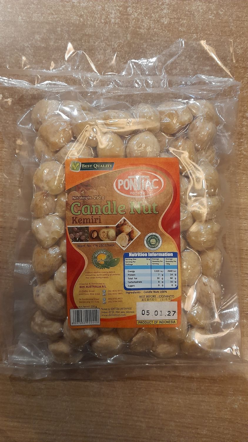 Pontiac Candle Nuts 250g)