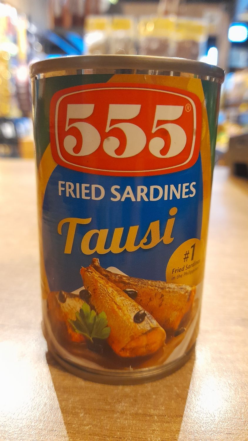 555 Fried Sardines with Tausi (115g)