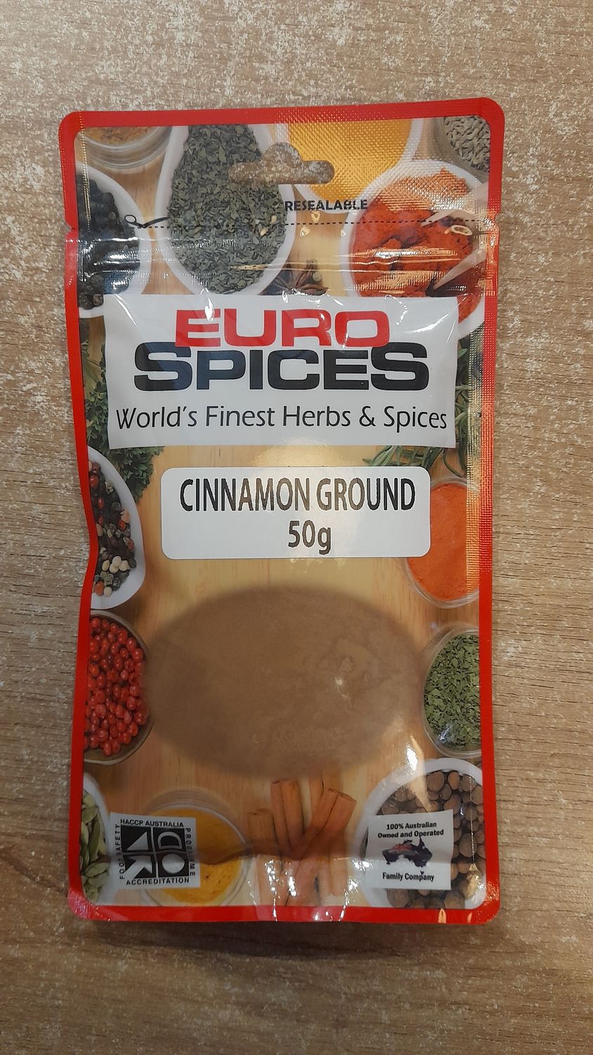 Euro Spice Cinnamon Ground 50g