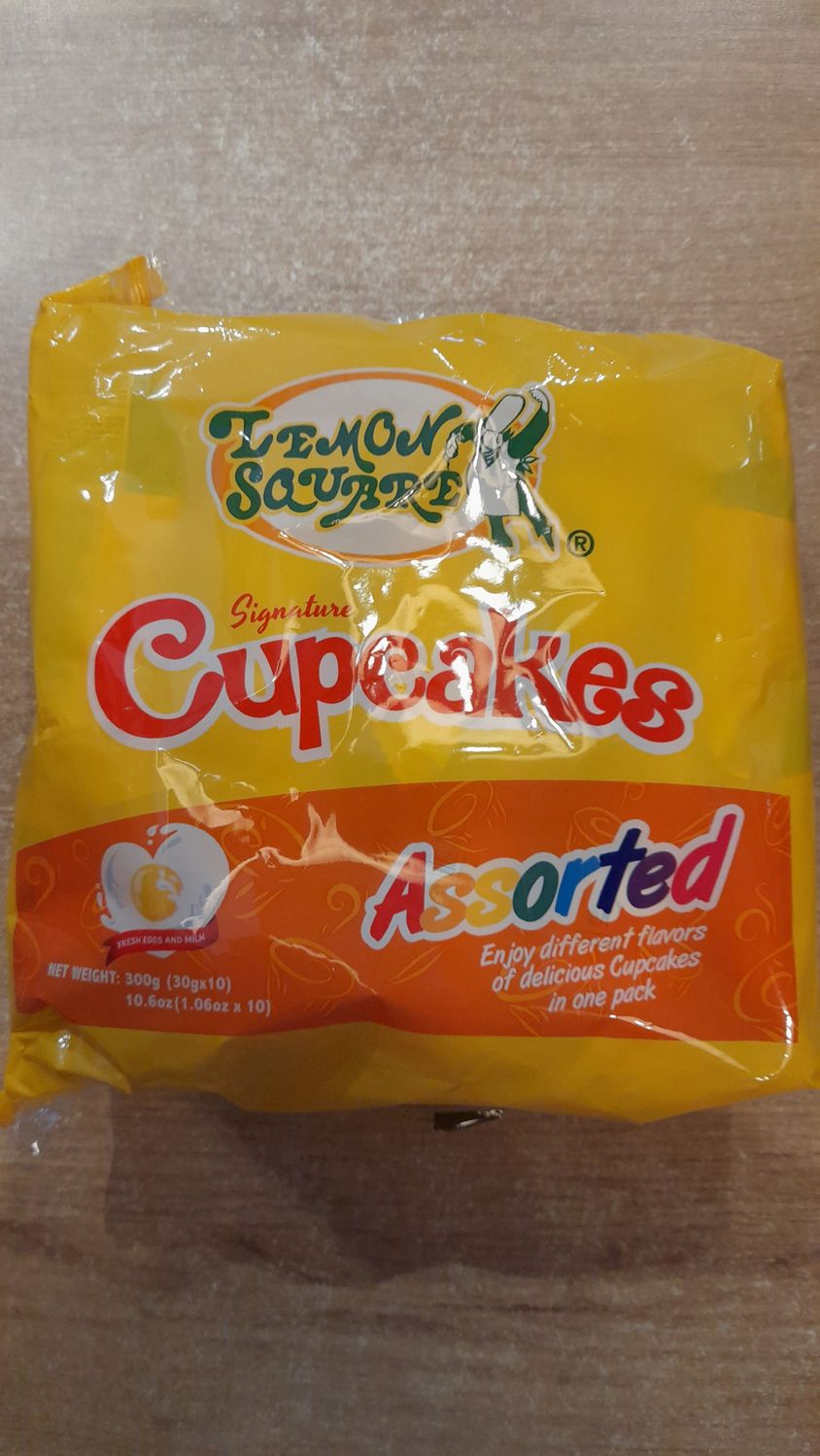 Lemon Square Assorted Cupcakes (10x30g)