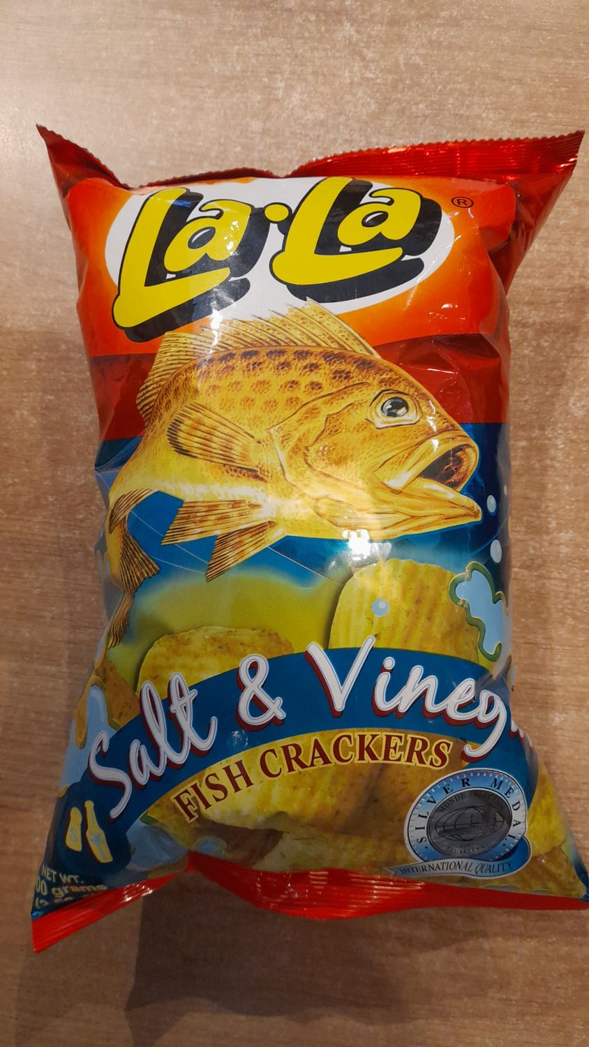 Lala Fish Cracker Salt &amp; Vinegar (100g)