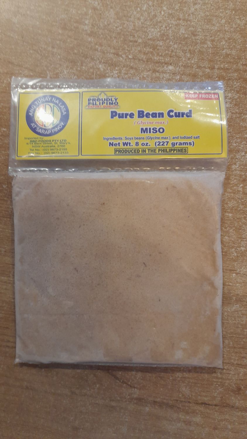 SBC Pure Bean Curd Miso (227g)