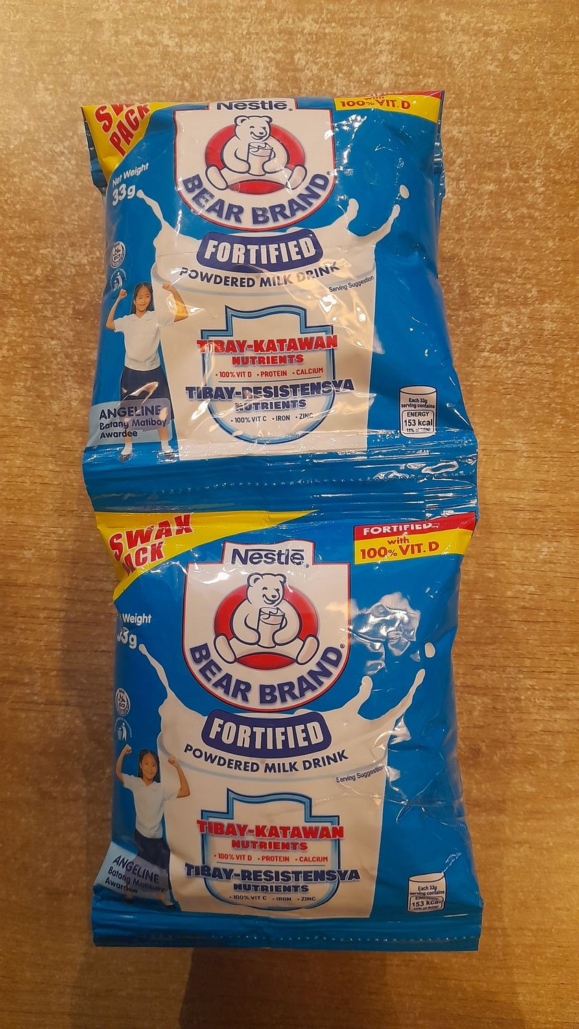 Nestle Bear Brand Fortified Powdered Milk (8 x 33g)
