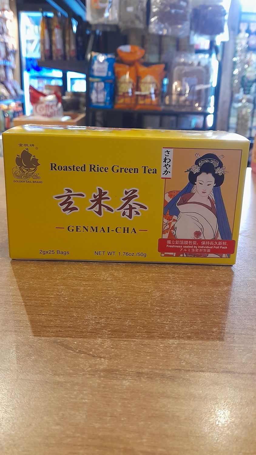Golden Sail Roasted Rice Green Tea (25 bags)