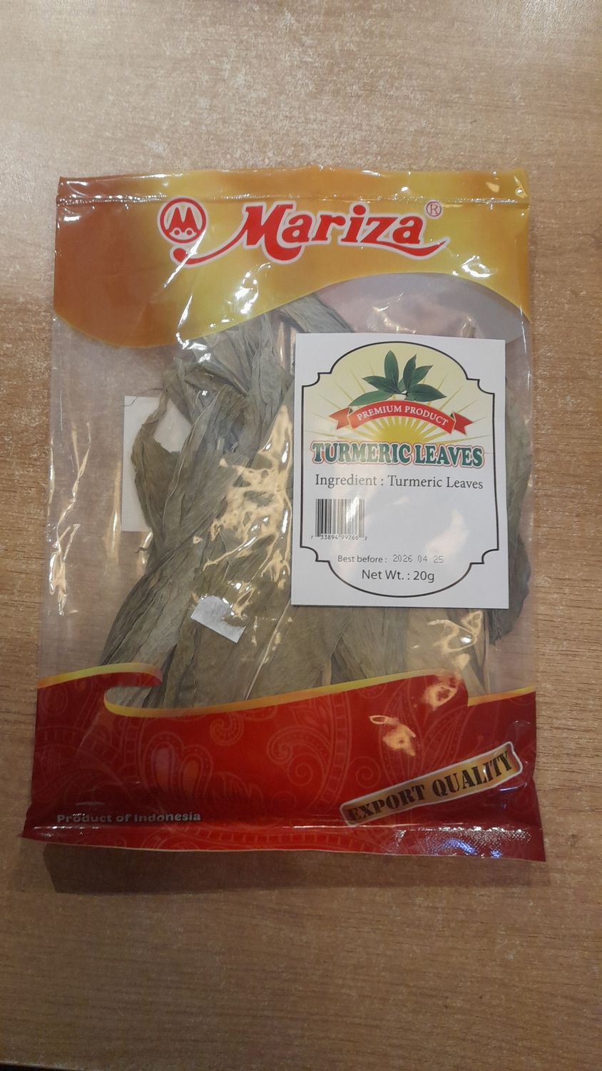 Mariza Turmeric Leaves (20g)