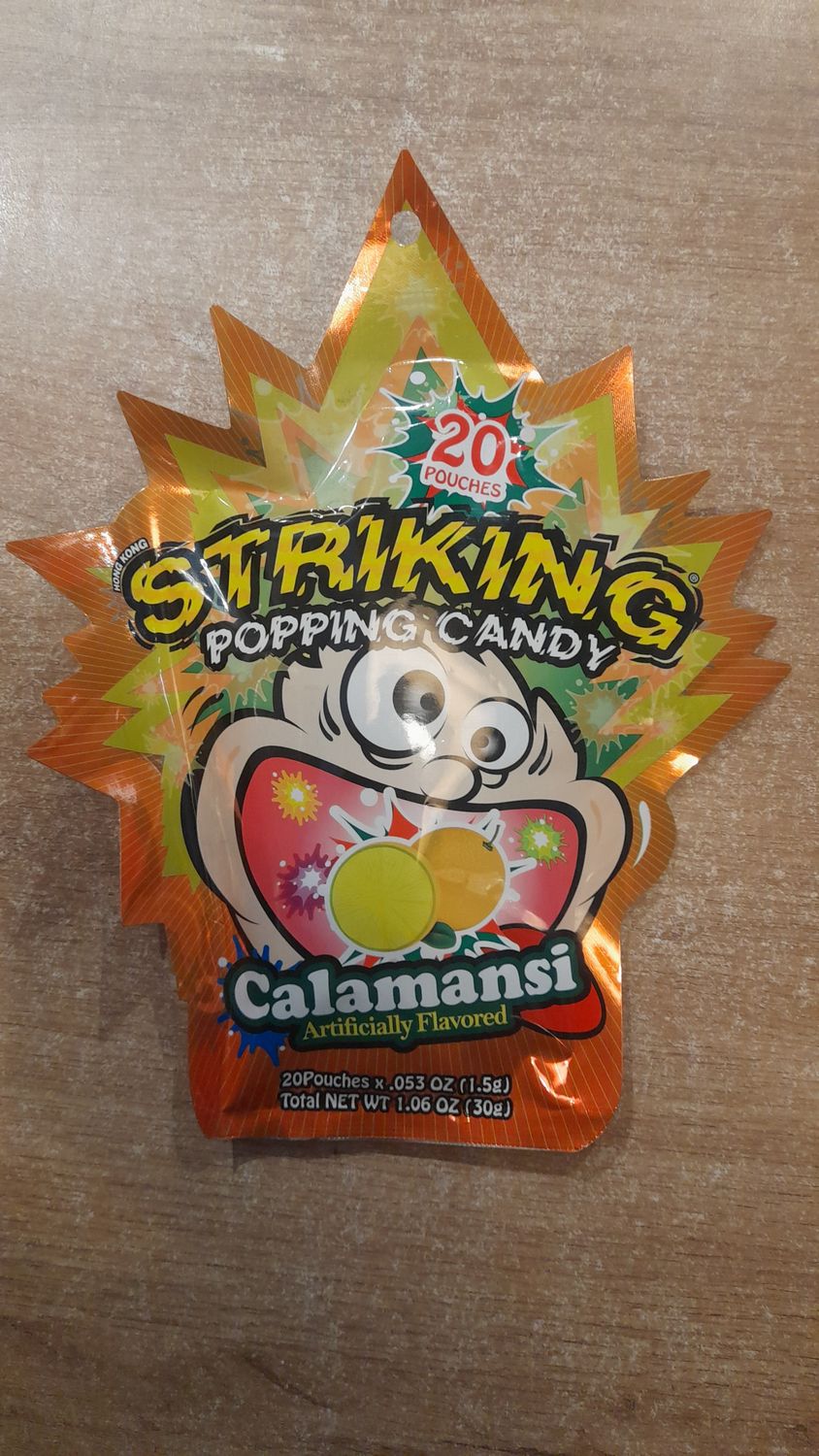 Striking Popping Candy Calamansi (30g)
