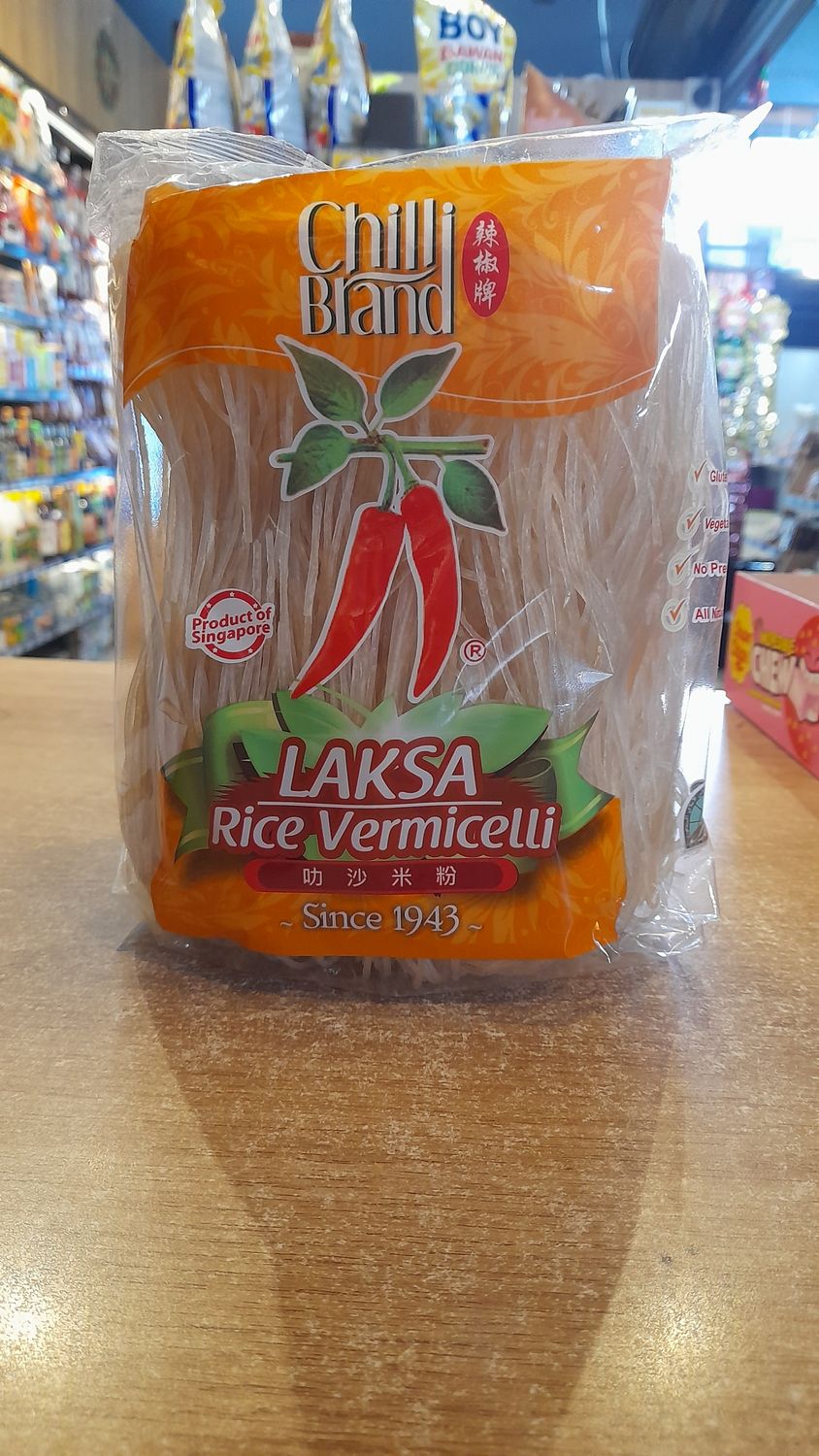 Chilli Brand Laksa Rice Vermicelli (400g)