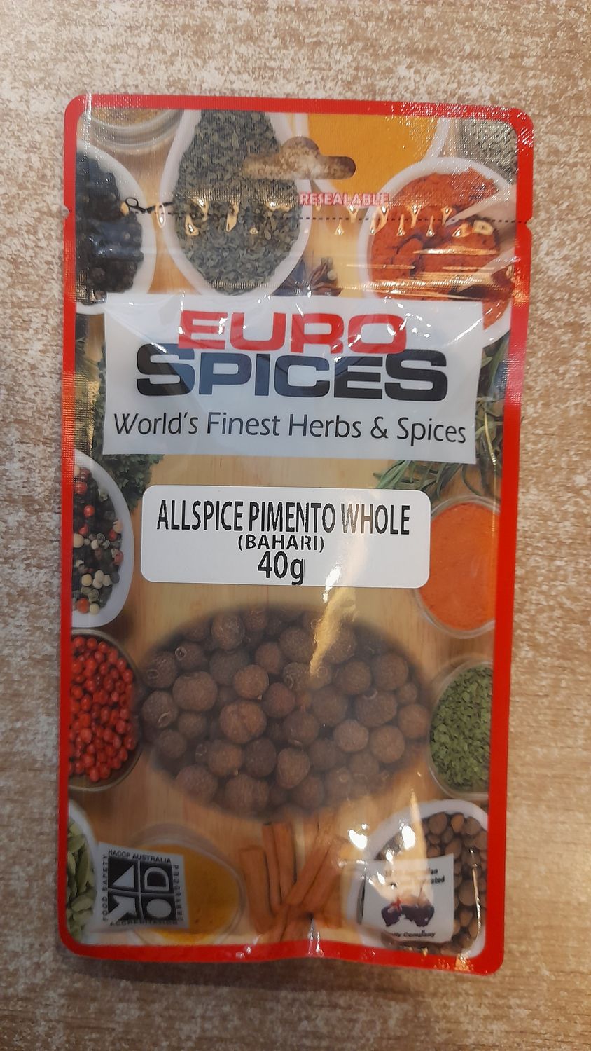 Euro Spice All Spice Pimento Whole (40g)