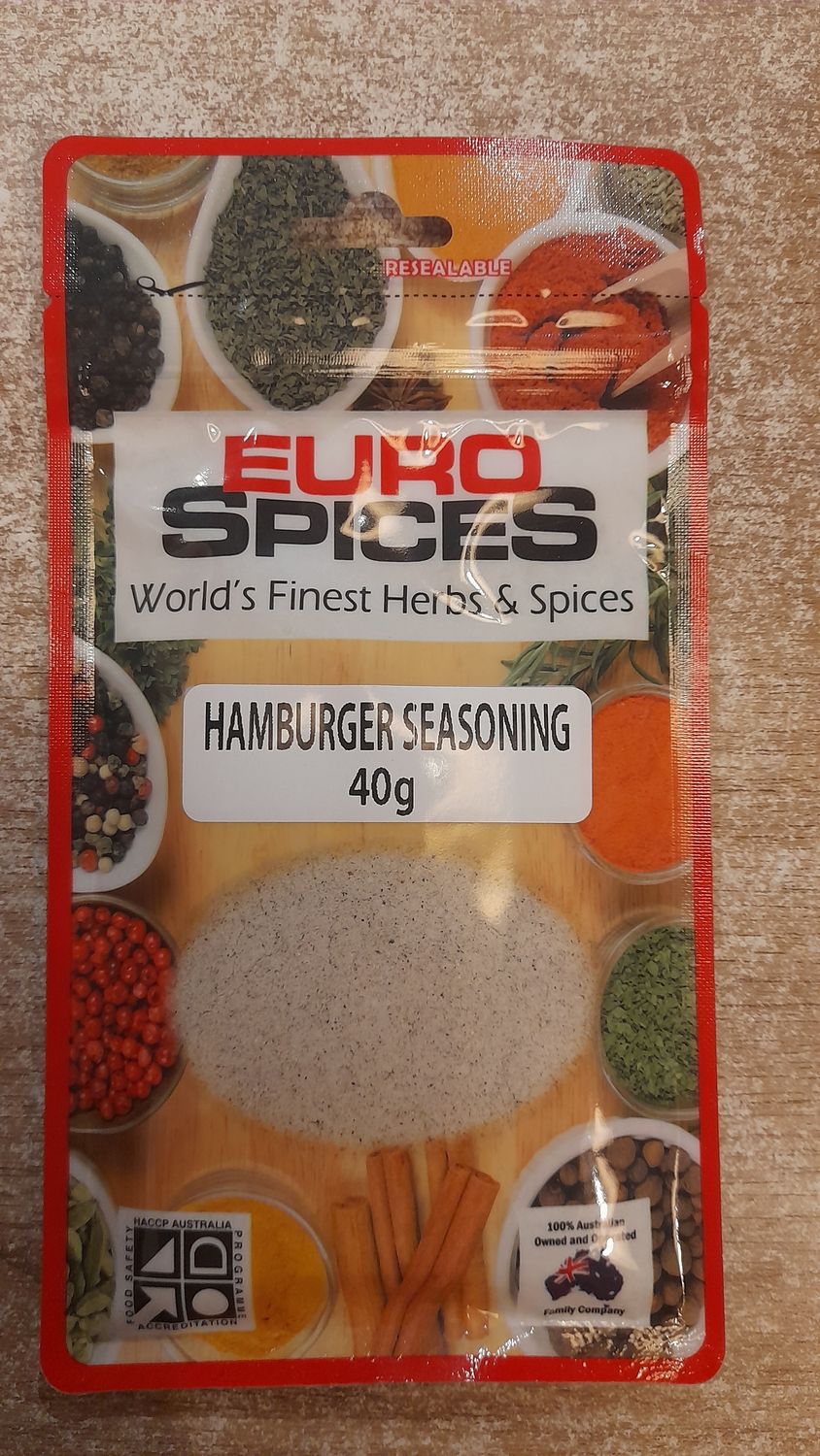 Euro Spice Hamburger Seasoning (40g)