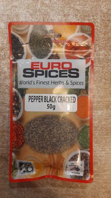 Euro Spice Pepper Black Cracked (50g)