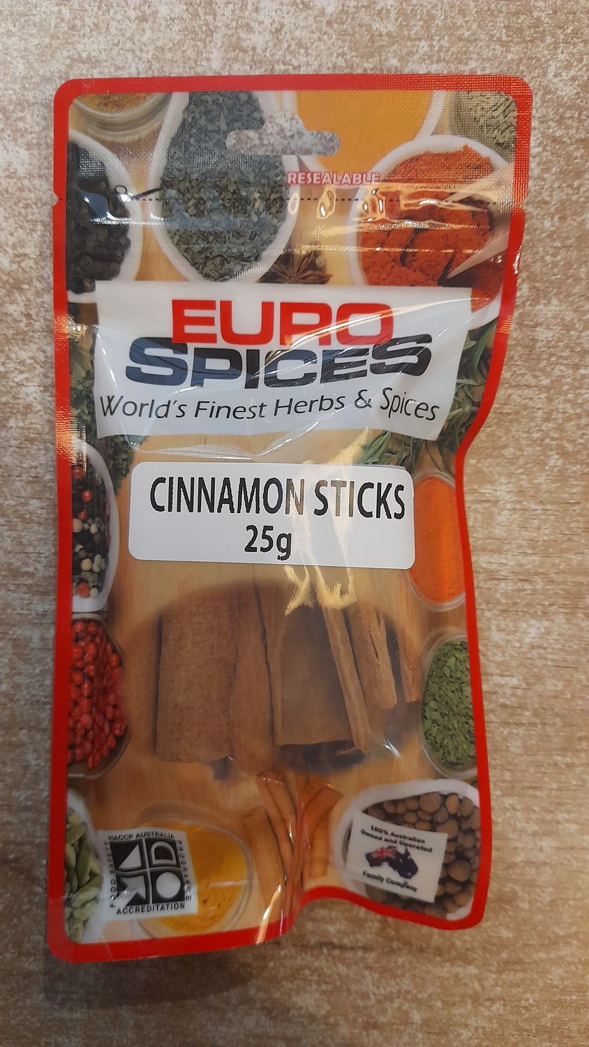 Euro Spice Cinnamon Sticks (30g)