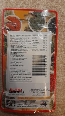Euro Spice Parsley Flakes (10g)