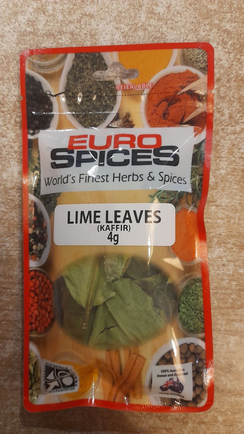 Euro Spice Lime Leaves Kaffir (4g)