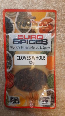 Euro Spice Cloves Whole (30g)