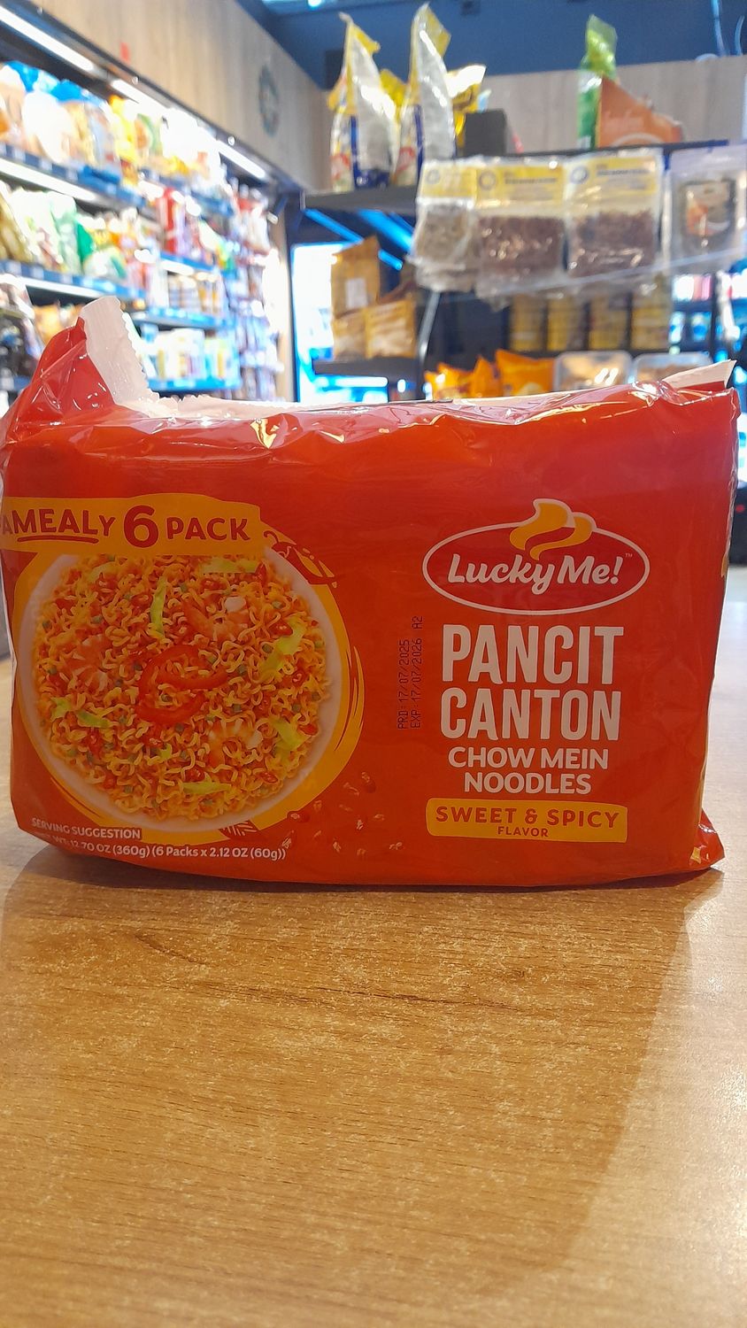 Lucky Me Pancit Canton Sweet &amp; Spicy (6x60g)