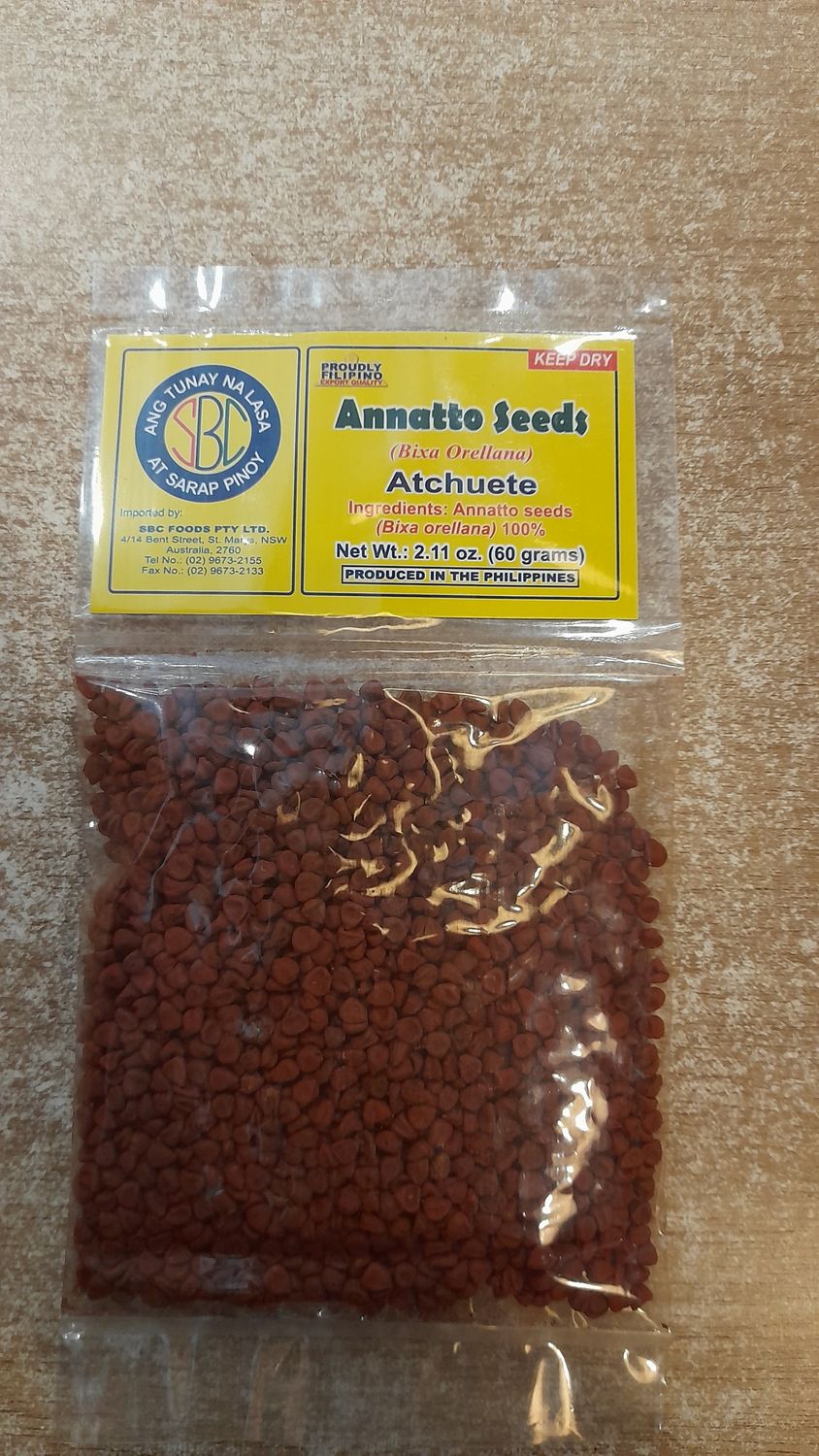 SBC Annatto Seeds (60g)
