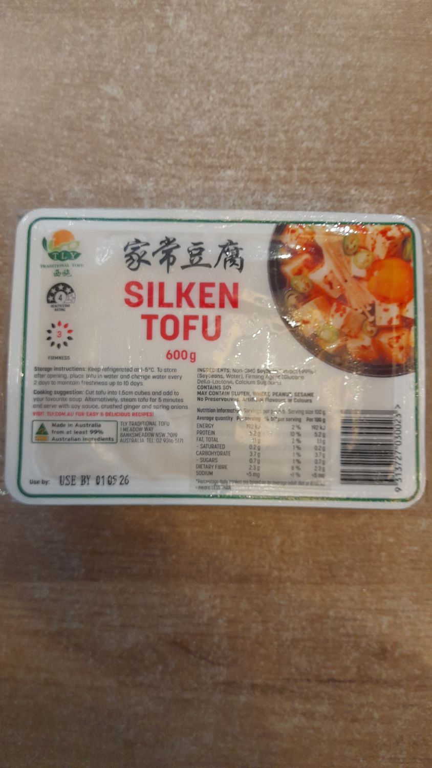 Traditional Tofu Silken Tofu (600g)
