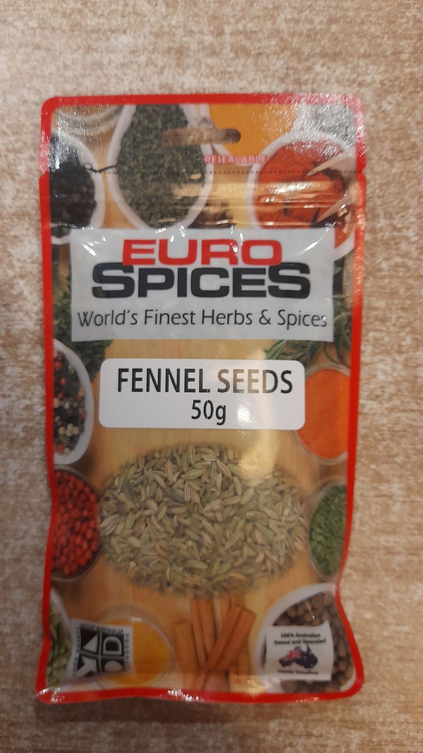 Euro Spices Fennel Seeds (50g)