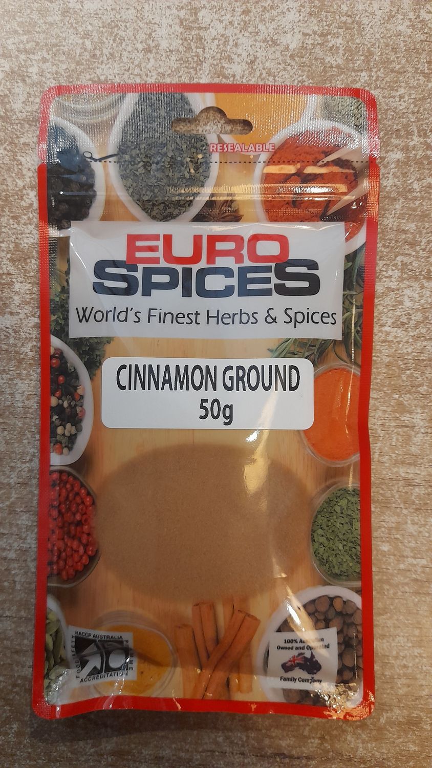 Euro Spice Cinnamon Ground 50g
