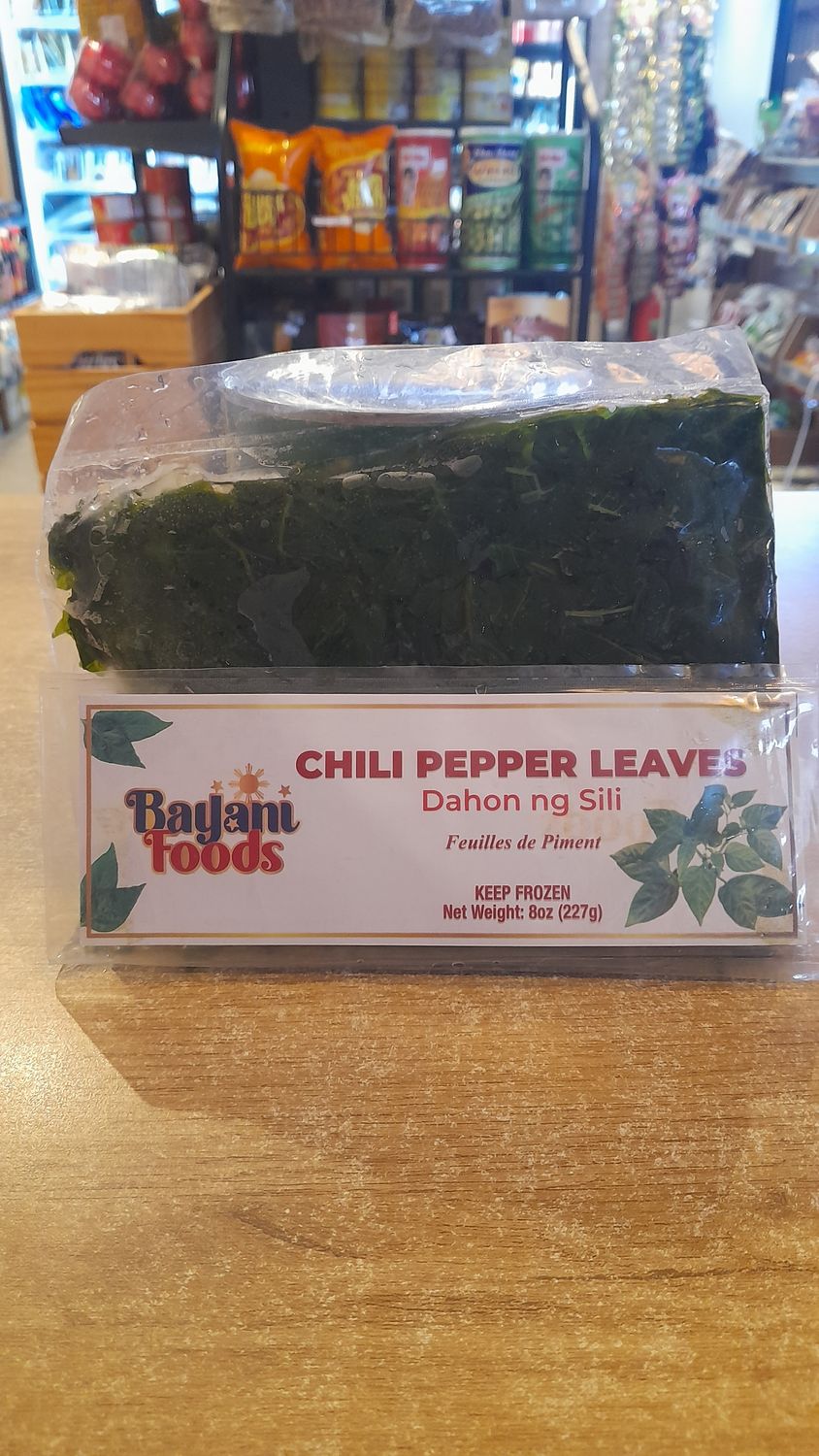 Bayani Frozen Chilli Pepper Leaves (227g)