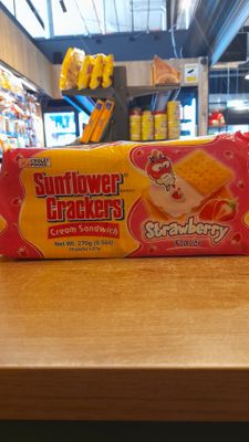 Sunflower Crackers Strawberry (10x27g)