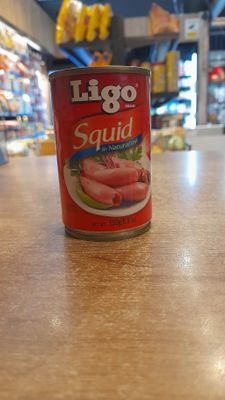 Ligo Squid in Natural Ink (155g)