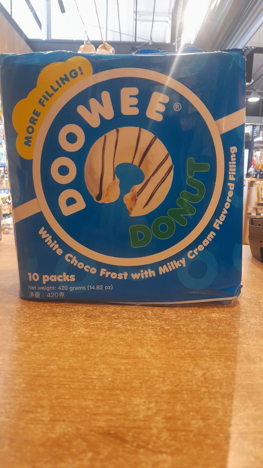 Doowee Donut White Chocolate (10x40g)