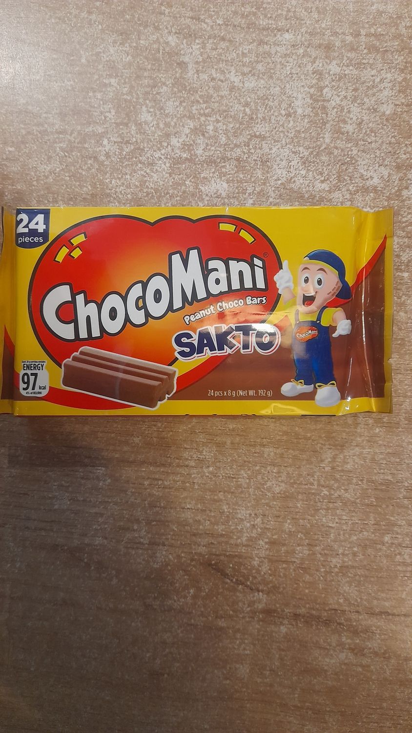 Choco Mani Sakto Bars (24x8g)