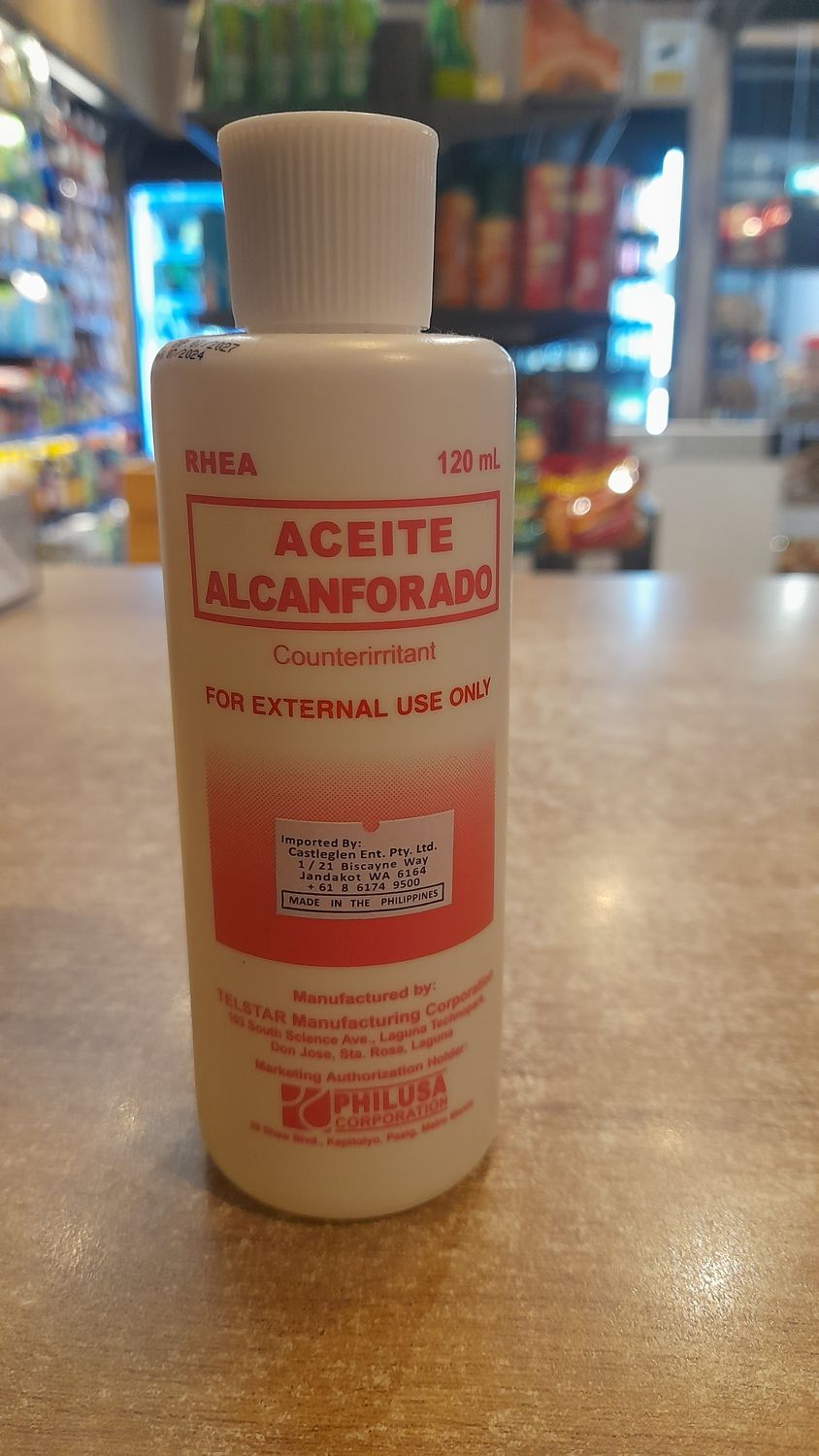 Rhea Aceite Alcanforado (120ml)