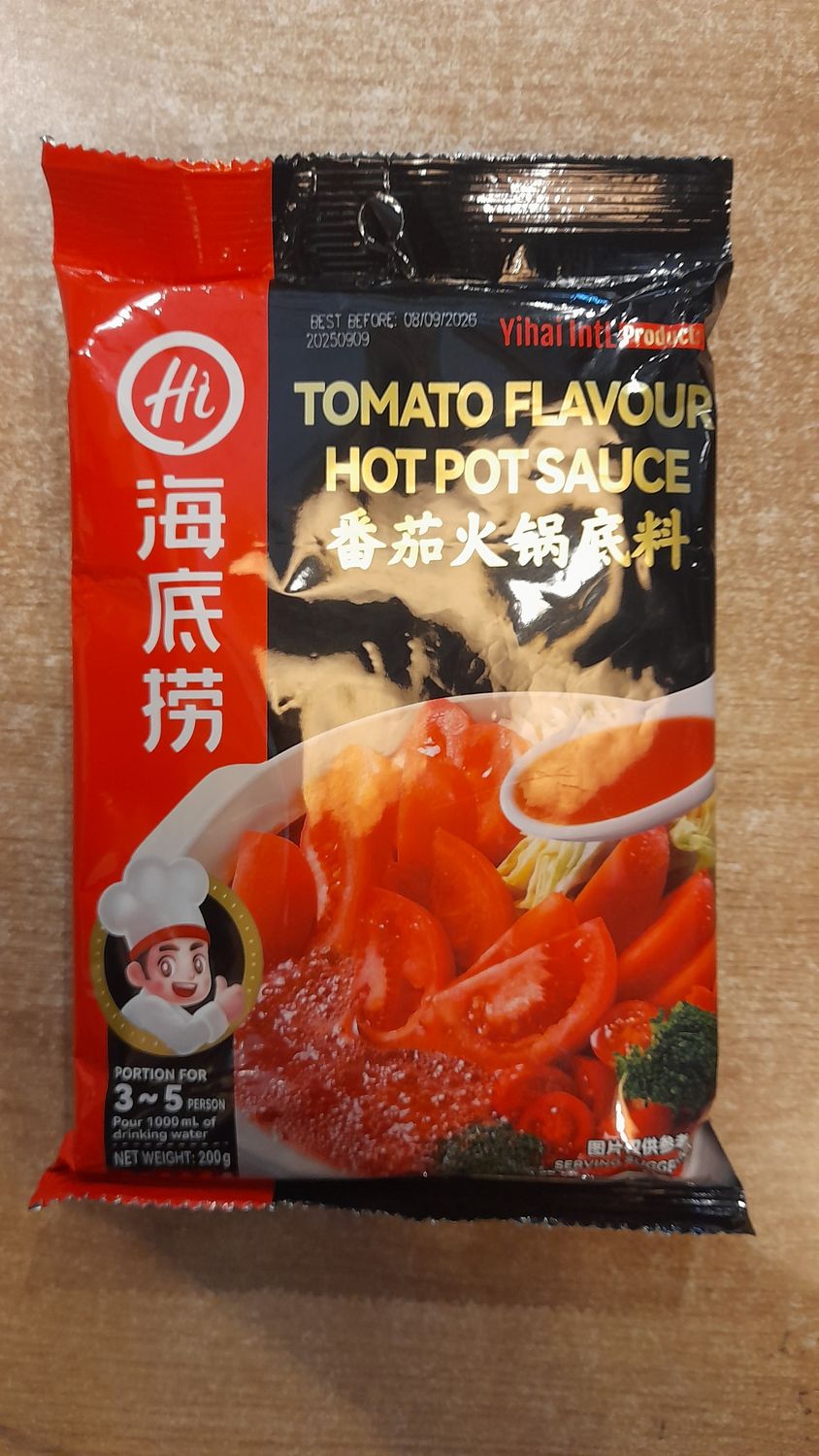 HDL Tomato Flavour Hot Pot Sauce (200g)