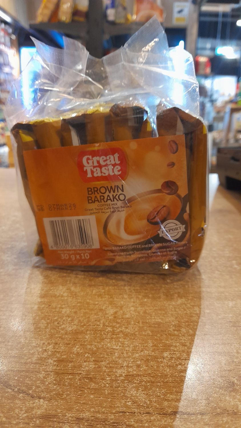 Great Taste Brown Barako (10x30g)