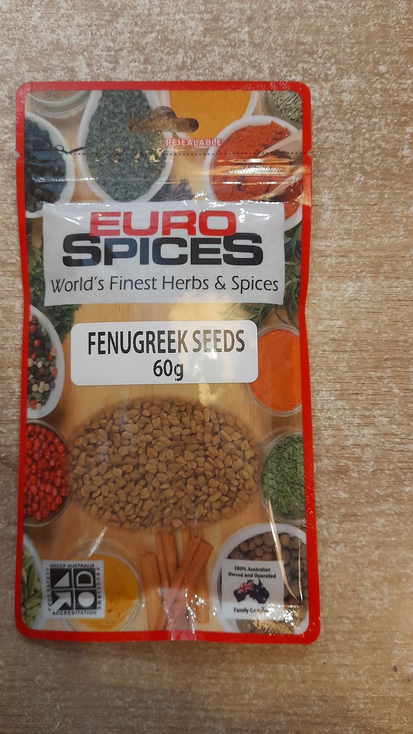 Euro Spices Fenugreek Seeds (60g)