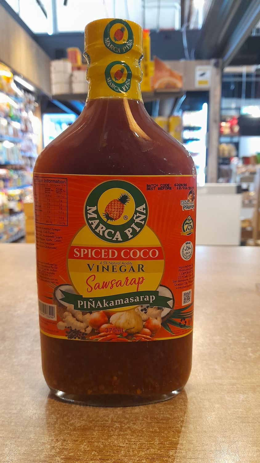 Marca Pina Spiced Coco Vinegar (375ml)