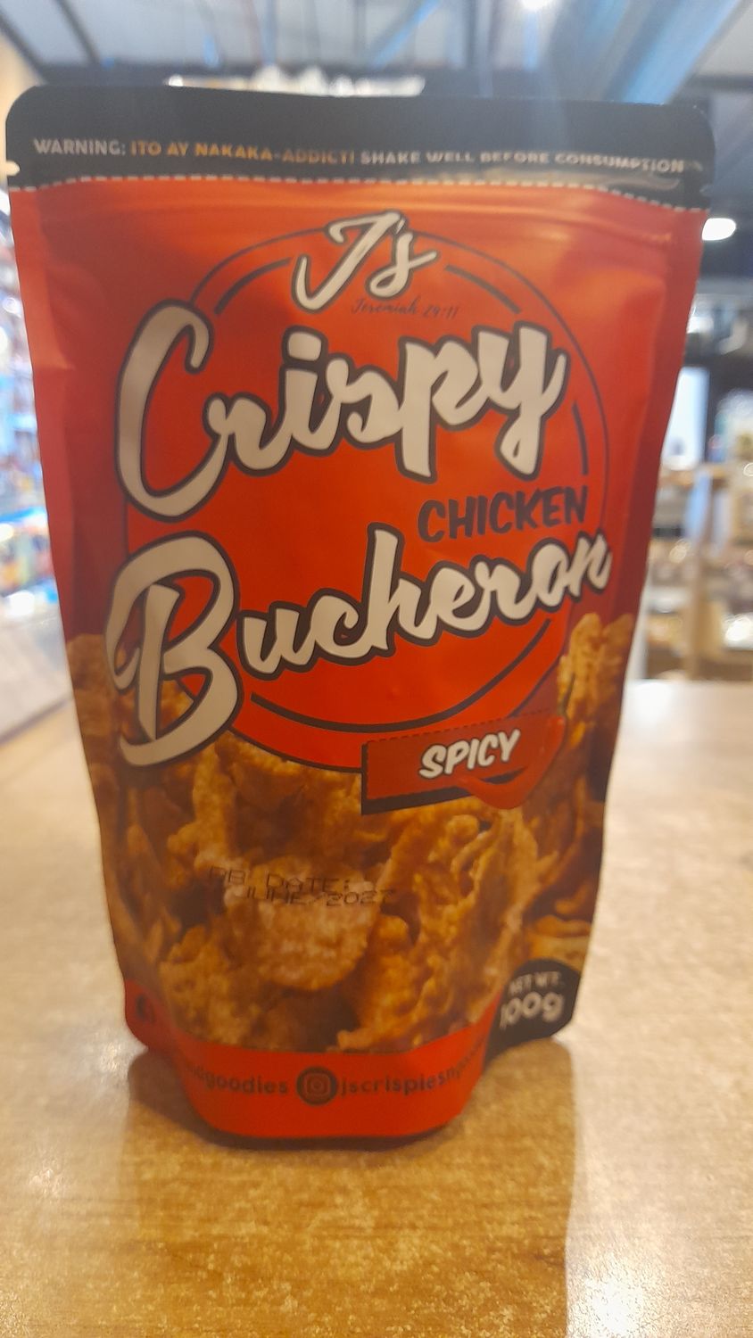 J's Crispy Chicken Butcheron Plain Spicy (100g)