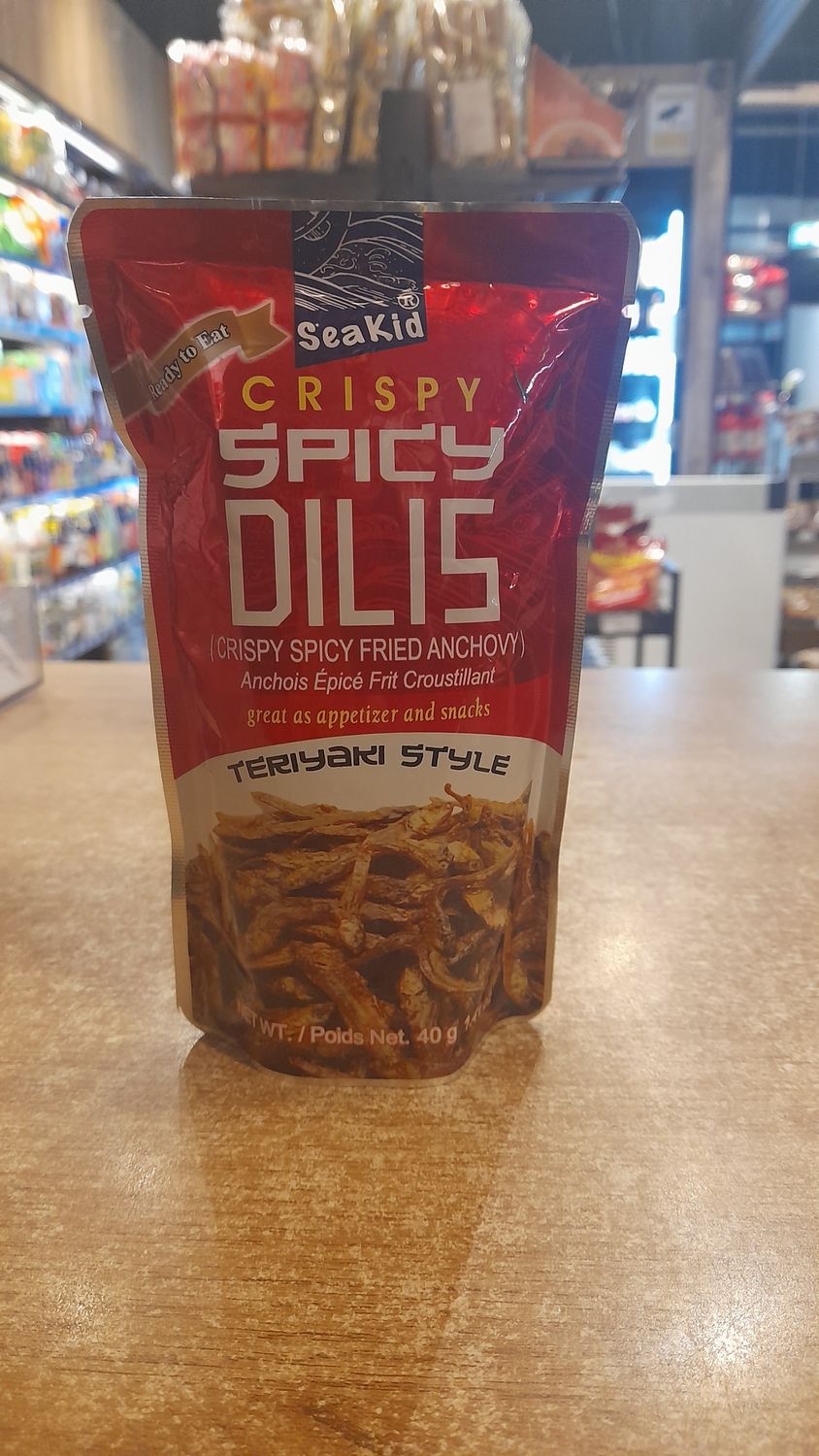 Seakid Crispy Dilis Spicy (40g)