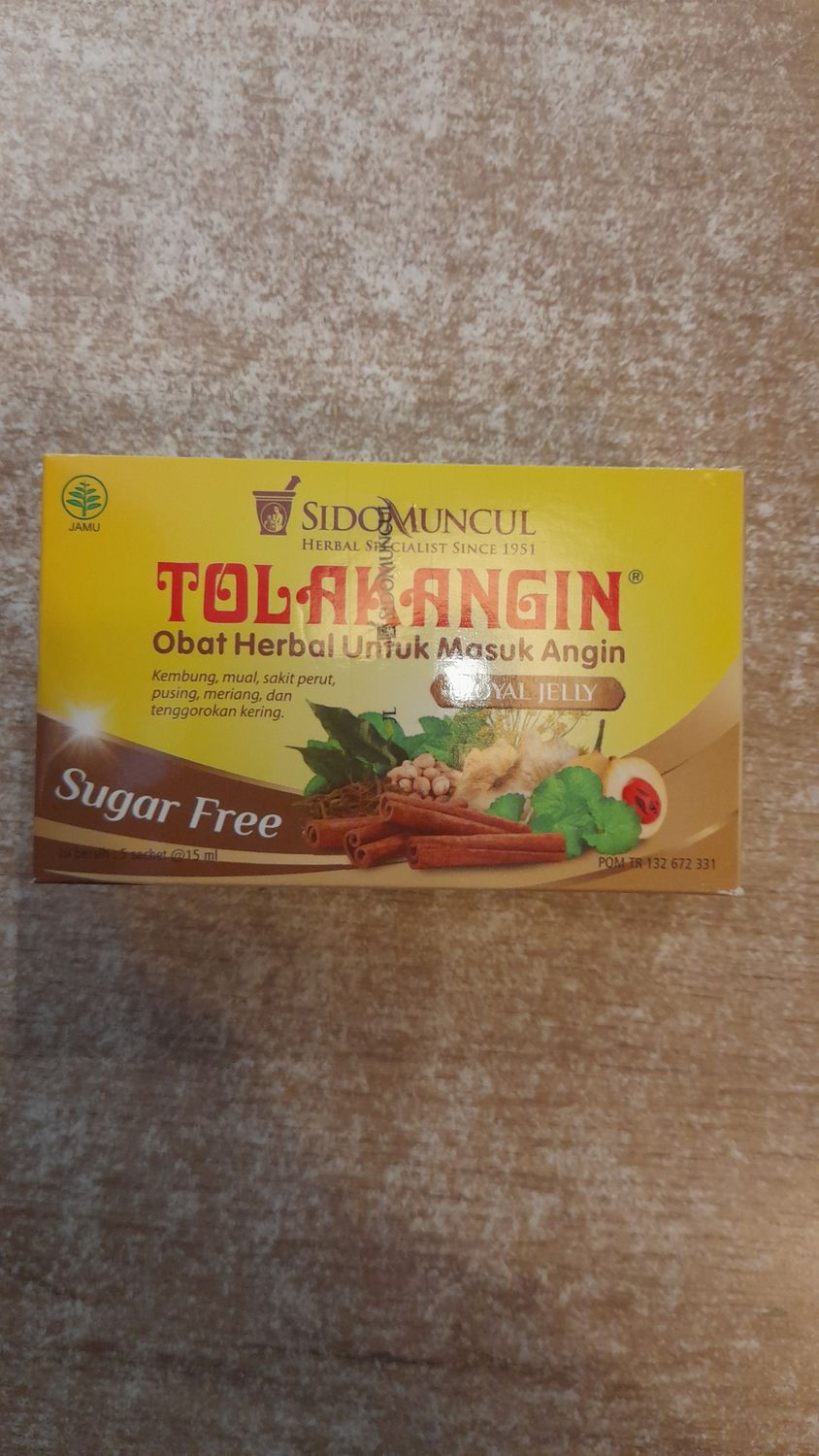Tolak Angin + Royal Jelly Sugar Free (5x15ml)
