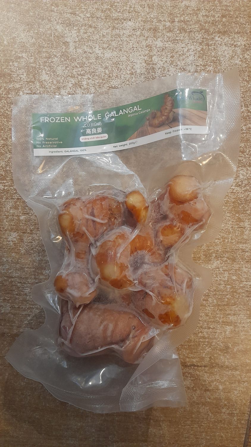 Blue Whale Frozen Galanga (200g)