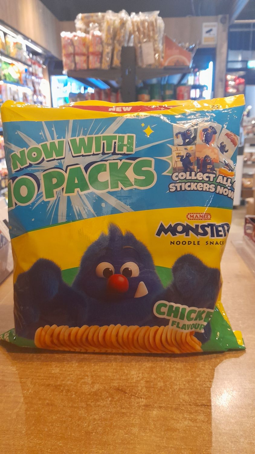 Mamee Monster Noodle Chicken Snacks