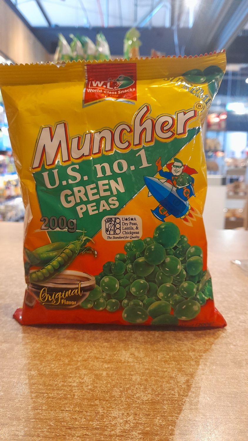 Muncher Green Peas Original (200g)